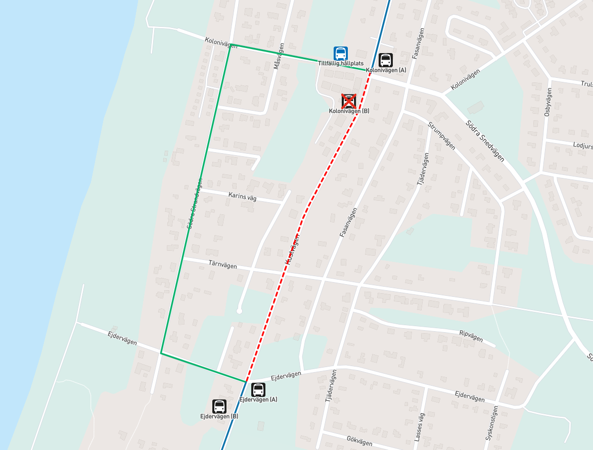 Kolonivägen omled